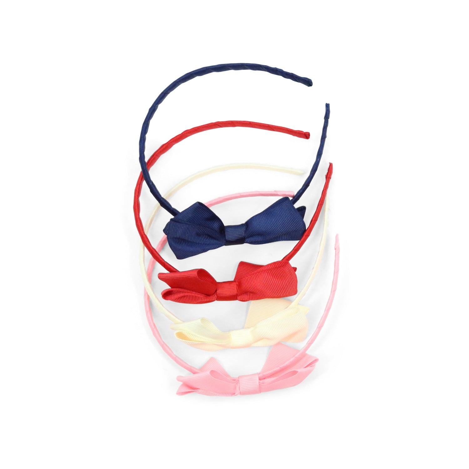 Grosgrain Bow Headband (Buttercream) L'Amour Girls Grosgrain Bow Headband Buttercream