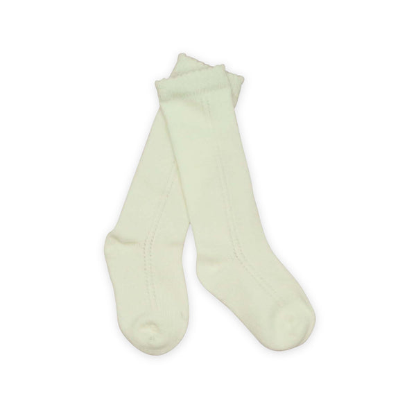 Openwork Knee Sock (Milk) – L'Amour Shoes