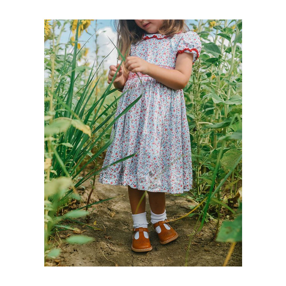 Ollie T-Strap Leather Mary Jane Terra