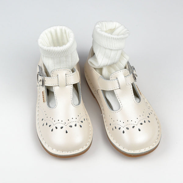 Toddler Girls Ribbed Cotton Knee High Socks (White) – L'Amour Shoes