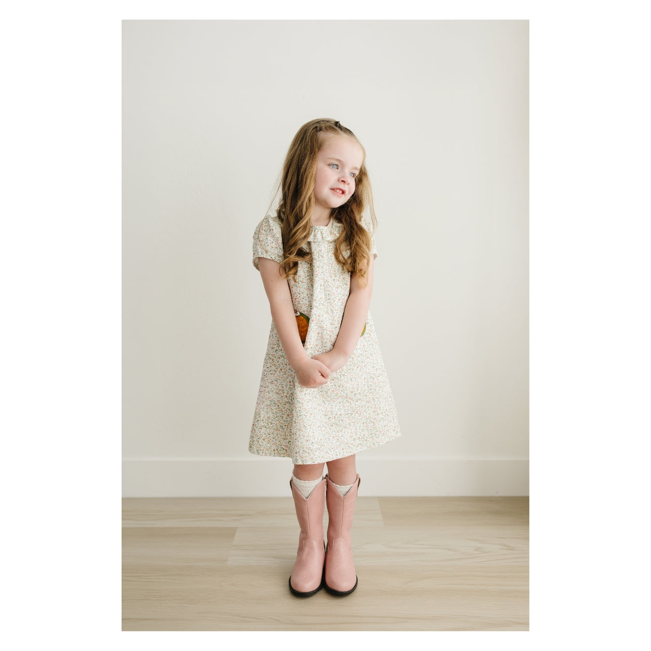Toddler Girls' Western Boots in Pink - Callie L'Amour Shoes