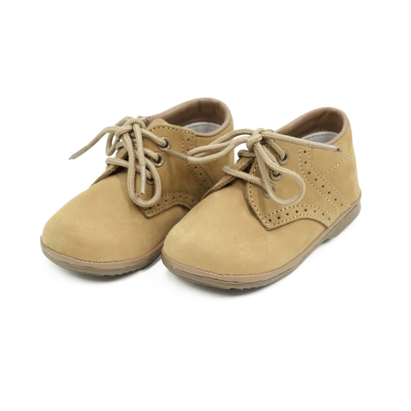 Angel Baby Boys James Nubuck Leather Lace Up Shoe (Baby) – L'Amour Shoes