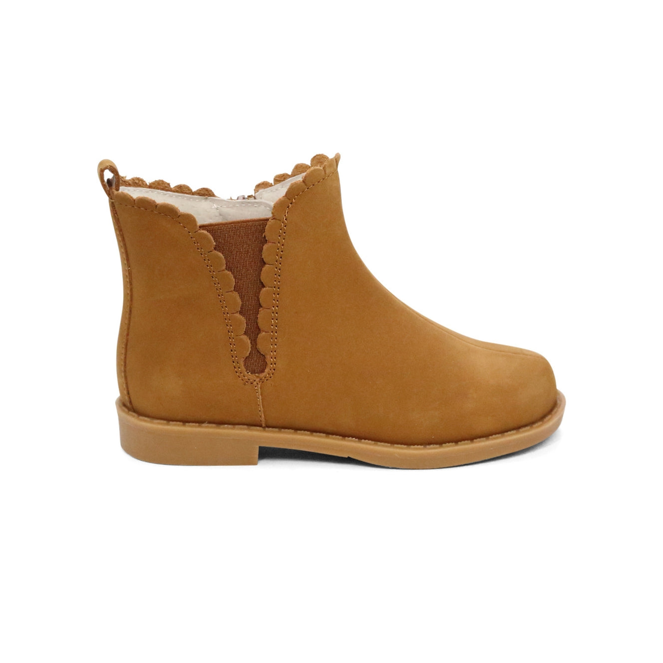 Nicola - Toddler Girl's Caramel Brown Leather Chelsea Boot - L'Amour Shoes