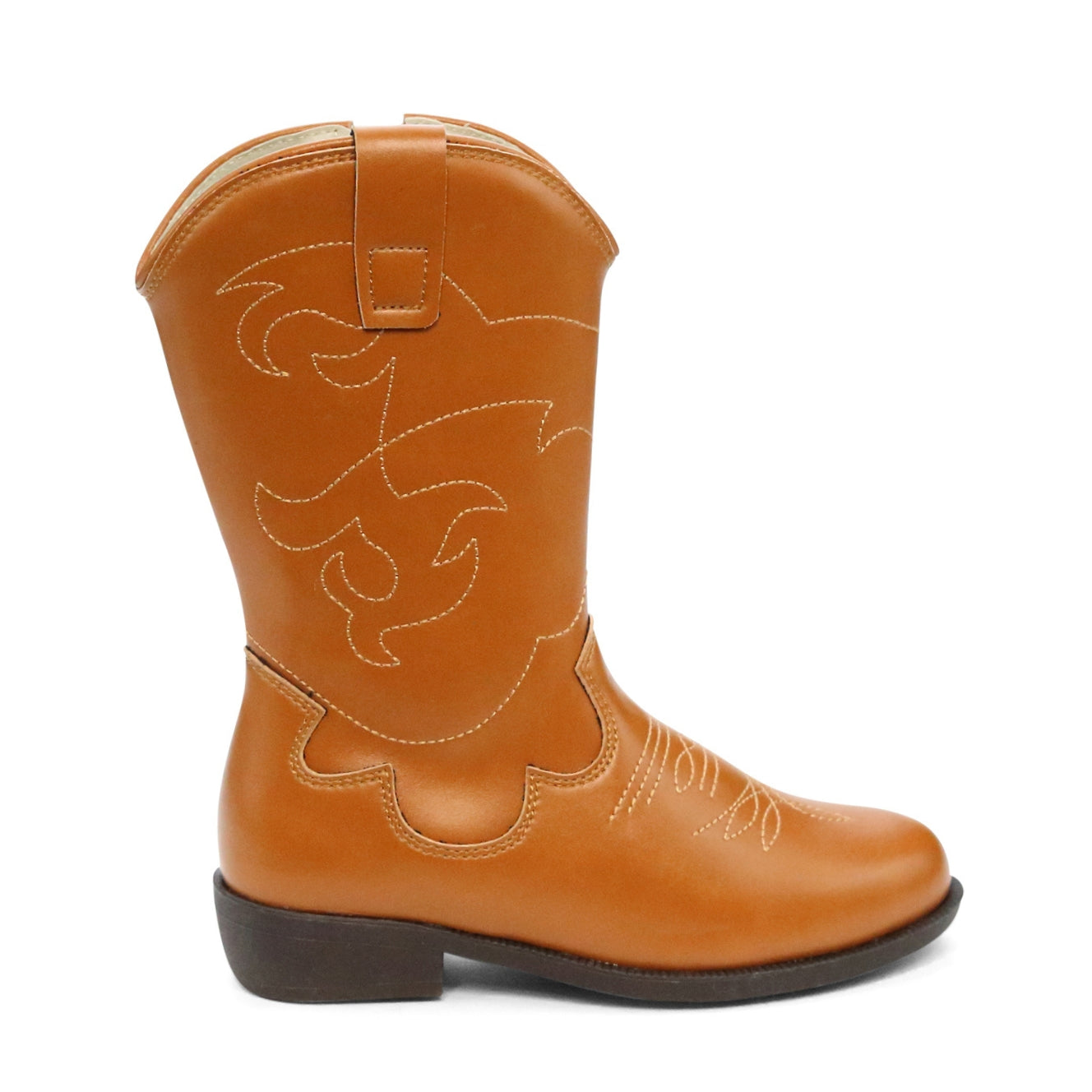 Toddler Girls' Western Boots in Tan Brown - Callie L'Amour Shoes