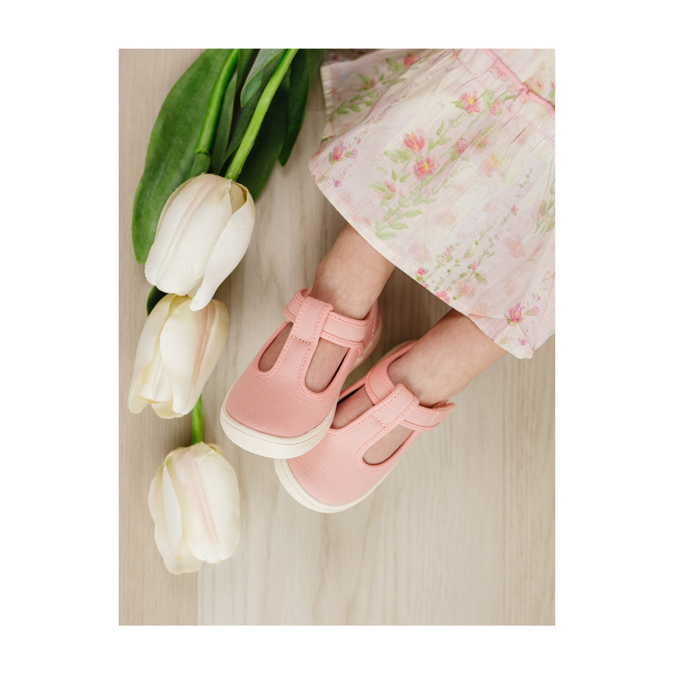 Astrid Pink T-Strap Mary Jane - Toddler Girls Sneaker - L'Amour Shoes
