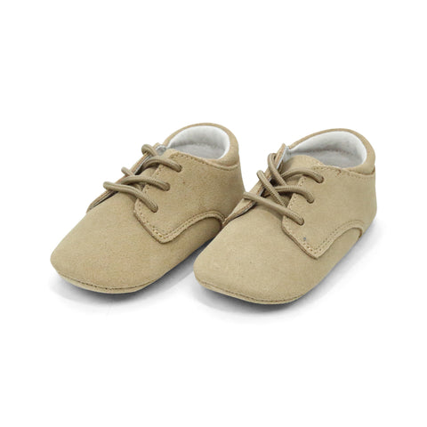 SAMPLE - Elodie Scalloped T-Strap Crib Shoe (Infant Size 3)
