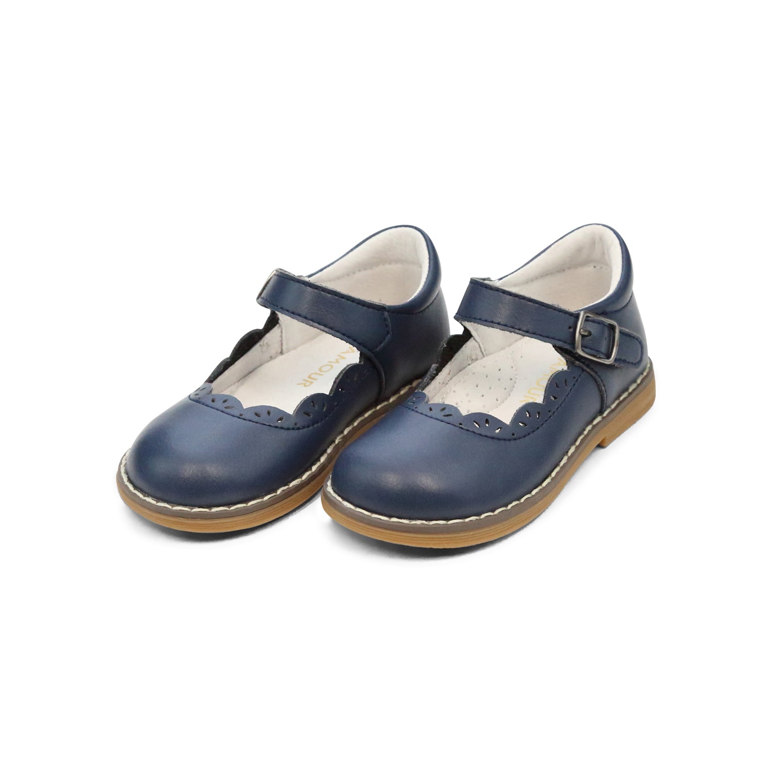 SAMPLE - Willow Scalloped Mary Jane (Toddler Size 8) in Navy