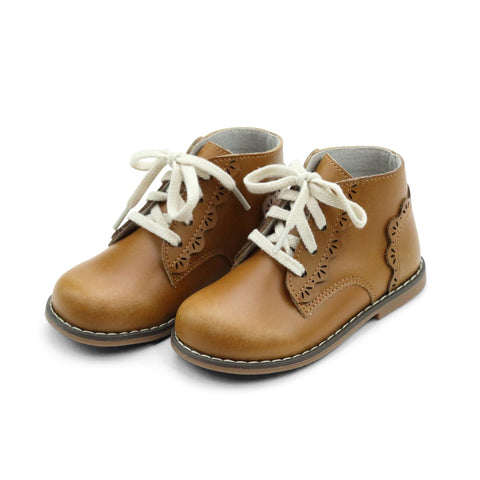 Joy Waxed Leather T-Strap Mary Jane