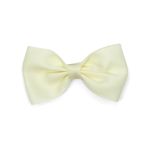 L'Amour Toddler Girls Grosgrain Bow Hair Clip (Buttercream)