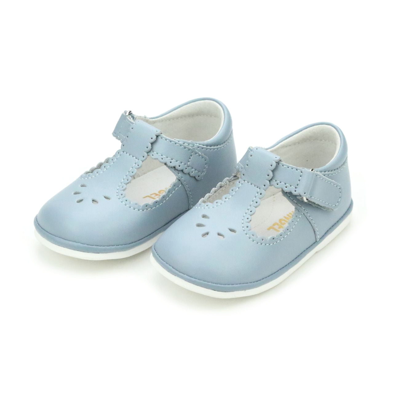 Dottie Scalloped T-Strap Mary Jane (Baby) – L'Amour Shoes