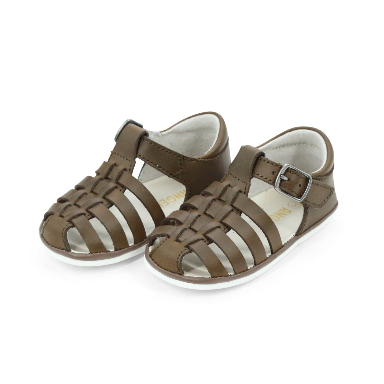 Angel Baby Boys Joshua Leather Fisherman Sandal (Baby) – L'Amour Shoes