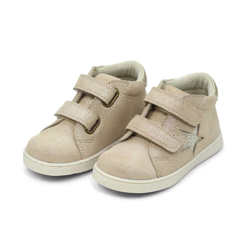 L'Amour Toddler Girls Kira Star Leather Sneaker - L'Amour Shoes