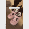 Toddler Girl's Dusty Pink T-Strap  Mary Jane - Sienna - L'Amour Shoes