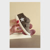 L'Amour Shoes Baby Boys Leo Khaki Leather Star Sneaker - Playground Friendly