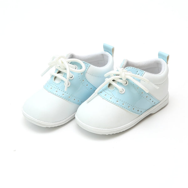 Angel Baby Boy's Austin Patent Saddle Oxford Shoe (Baby) – L'Amour Shoes