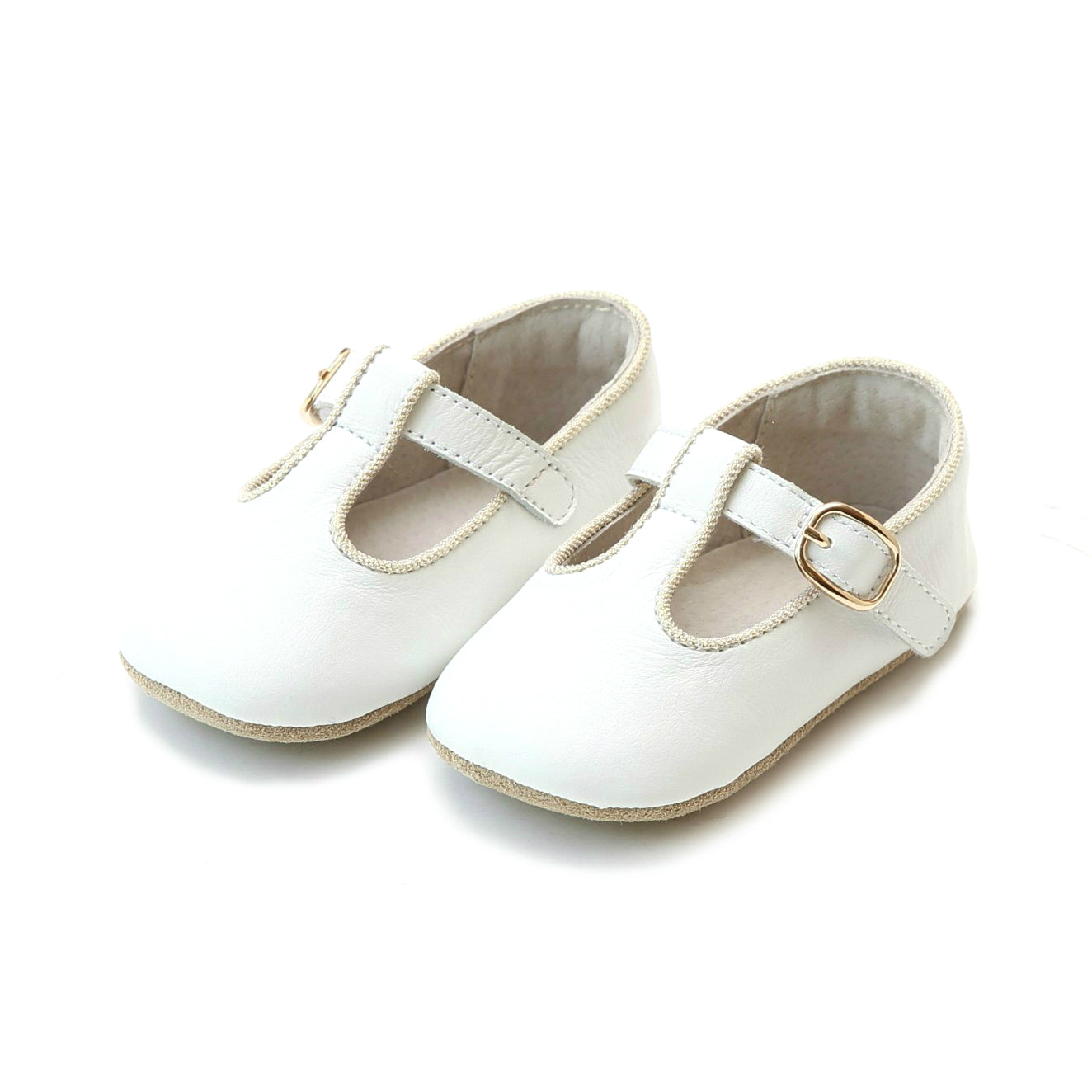 Evie Napa Leather Girls T-Strap Mary Jane Crib Shoe (Infant) Evie Napa Leather Girls T-Strap Mary Jane Crib Shoe (Infant)