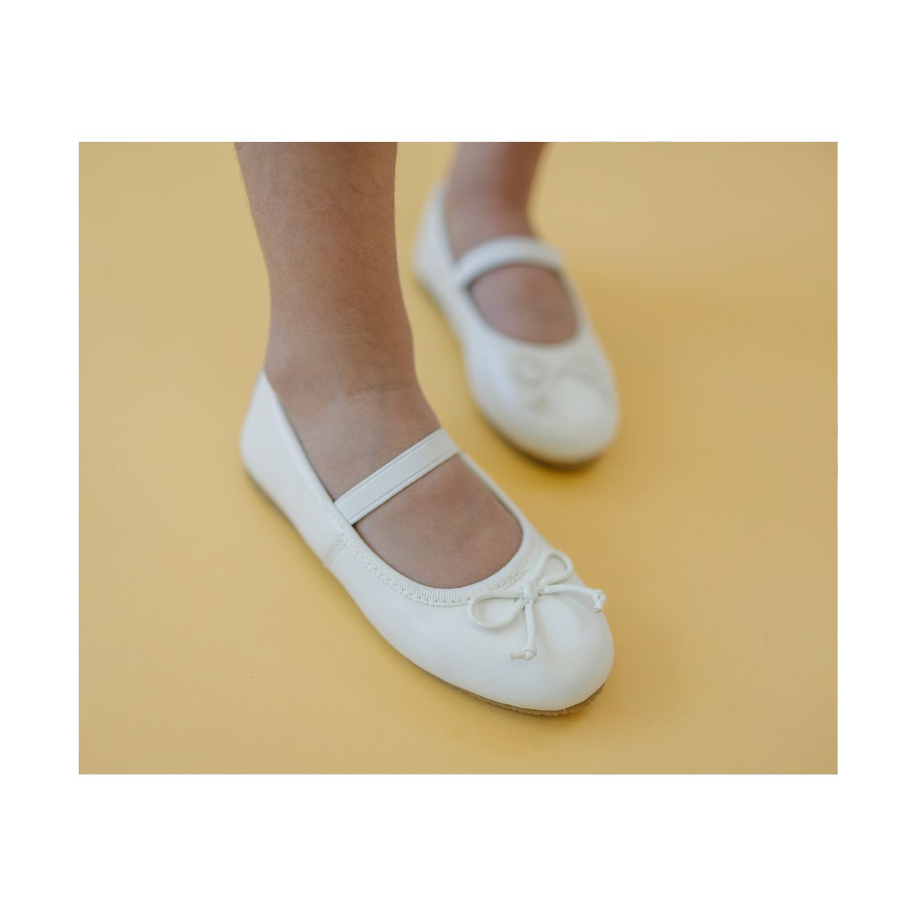 The Ballet Slipper in Ivory | Over The Moon