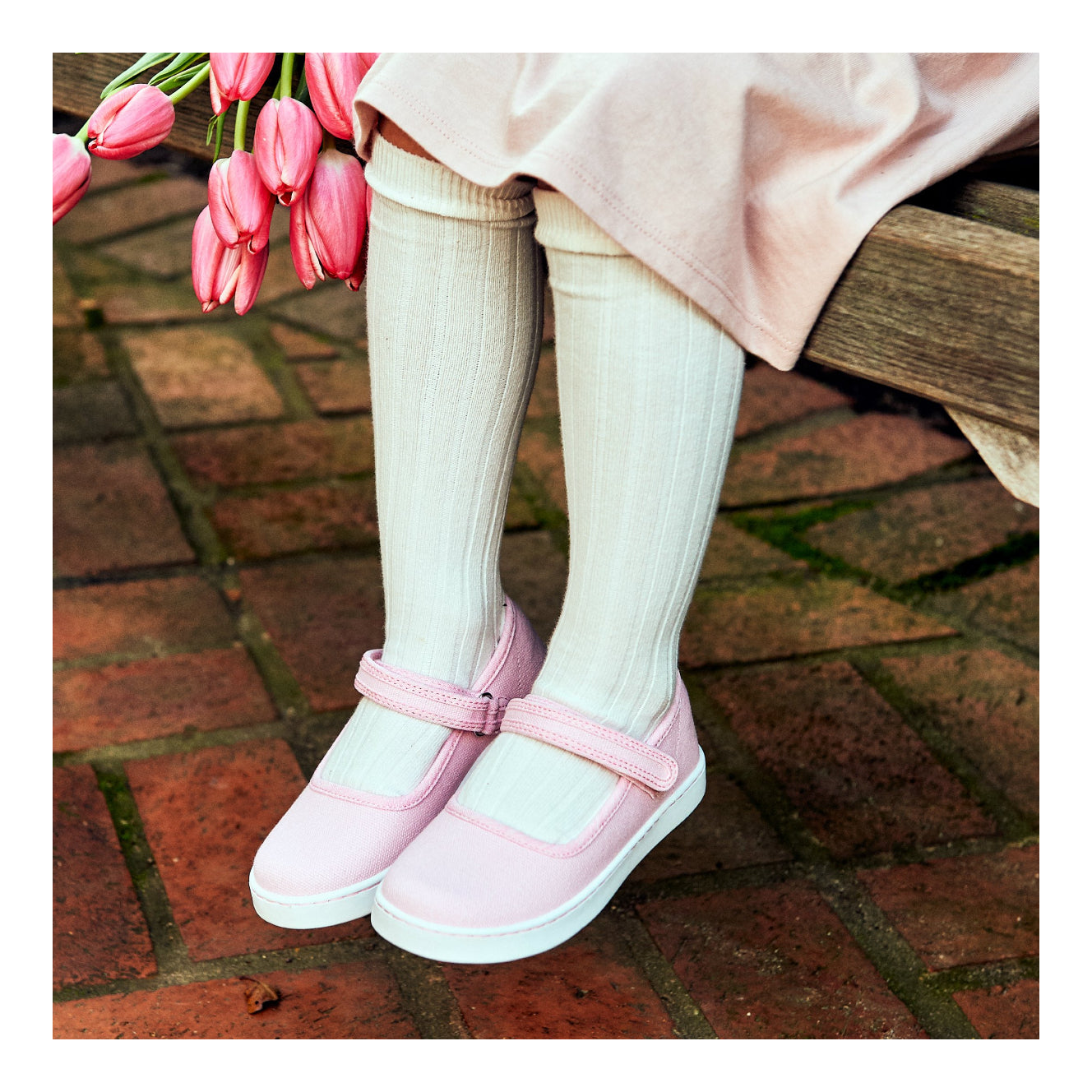 Girls canvas mary jane shoes Clearance