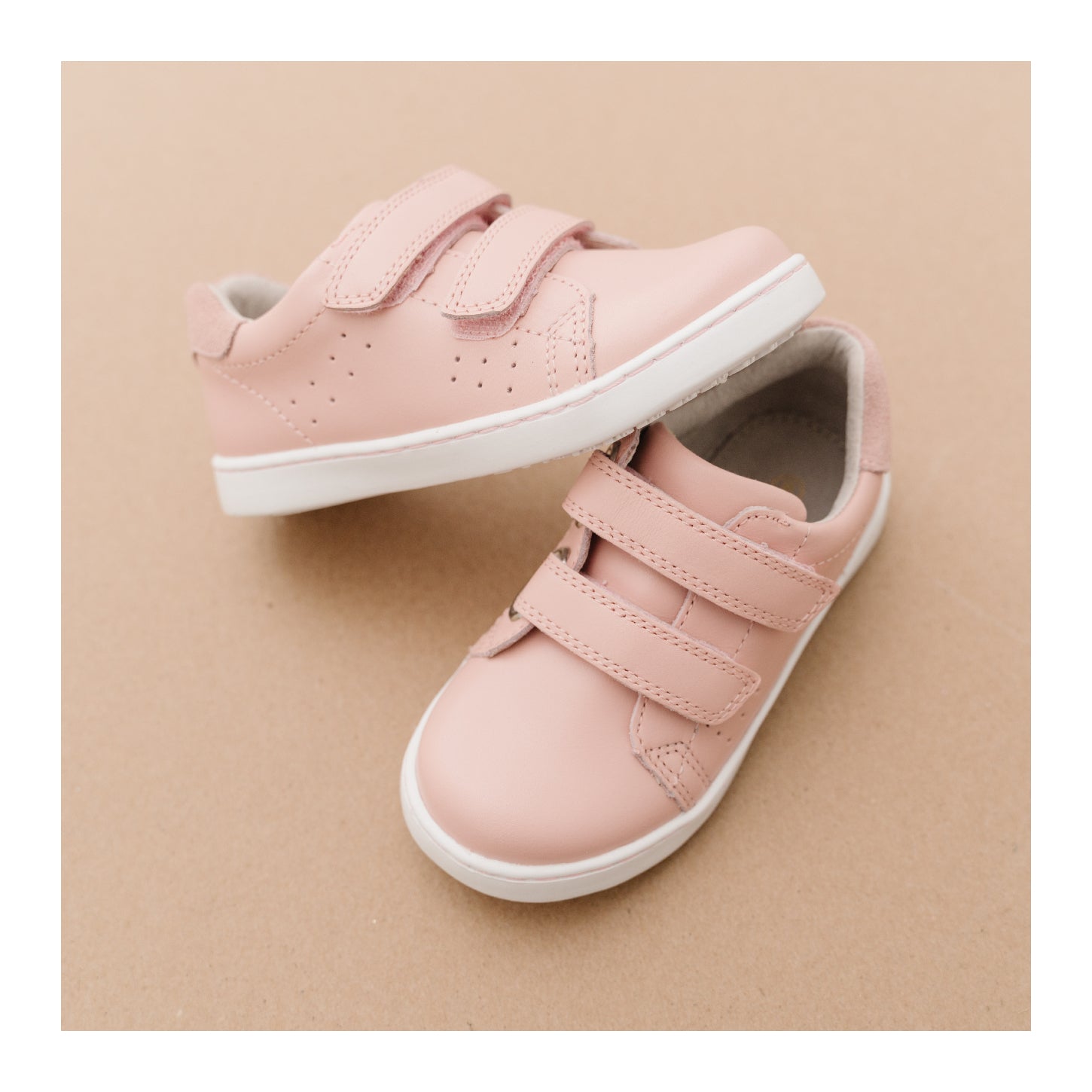 L’Amour Girls Kenzie Double Velcro Sneaker – L’Amour Shoes