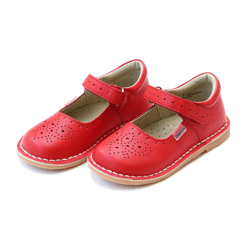 Ollie Red Stitch Down Leather Mary Jane - L'Amour