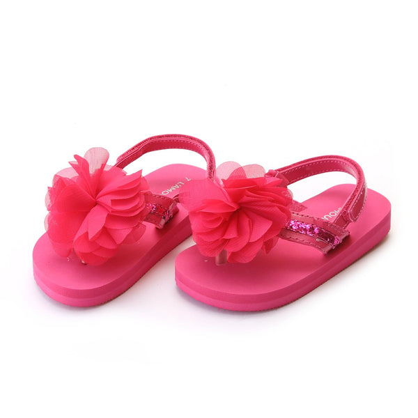 L'Amour Girls Matilda Special Occasion Organza Flower Thong Sandal –  L'Amour Shoes