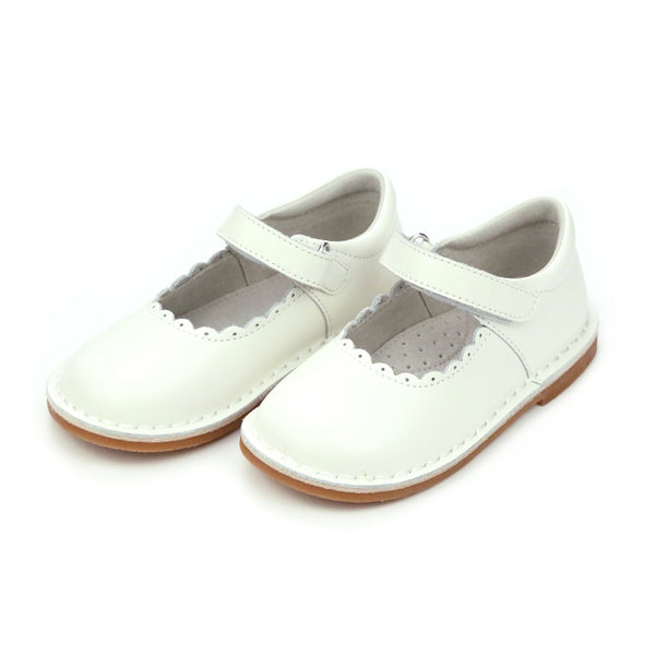 Girls off best sale white dress shoes