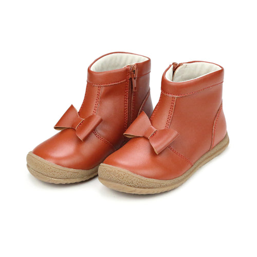 Toddler Girl's Cinnamon Boot - Hilary Bow Boot - L'Amour  Shoes