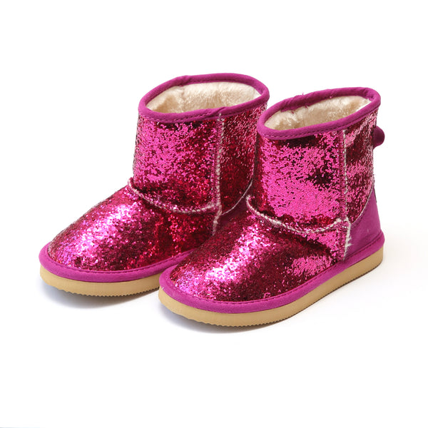 Glinda Girl's Sparkly Glitter Boot – L'Amour Shoes