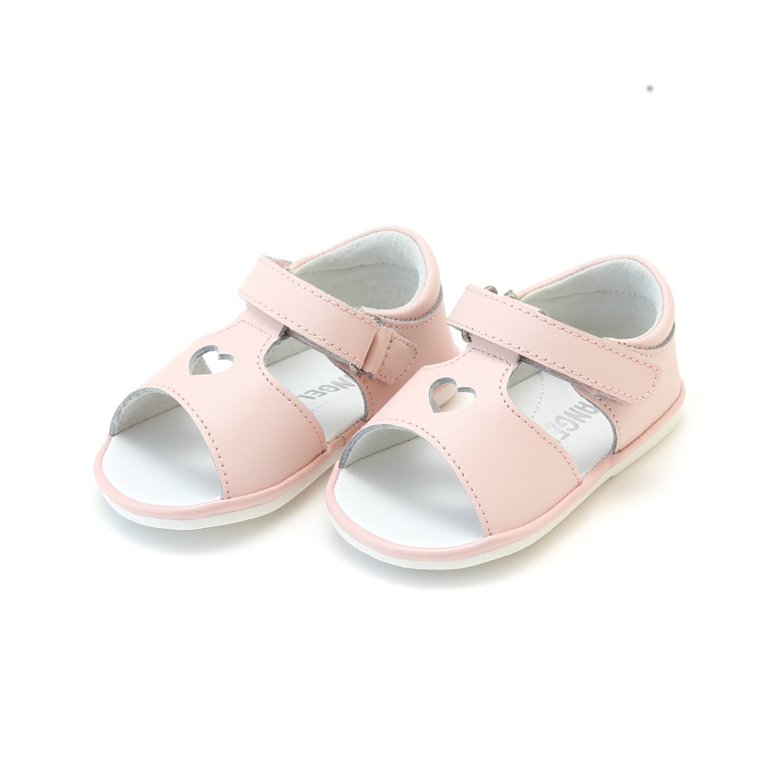 Angel Baby Girls Betsy Leather Open Heart Open Toe Sandal – L'Amour Shoes