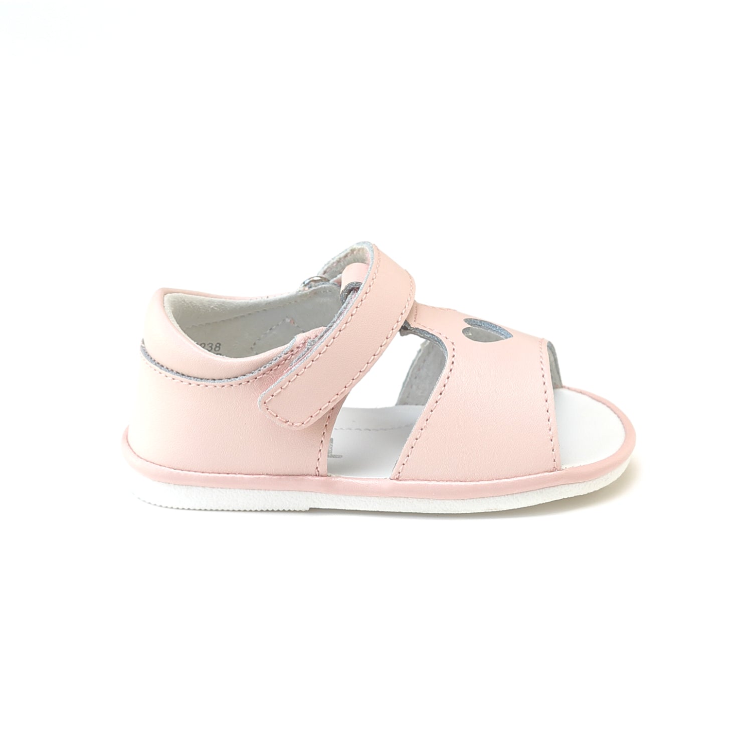Angel Baby Girls Betsy Leather Open Heart Open Toe Sandal – L'Amour Shoes