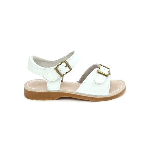 Olivia Leather Buckle Open Toe Sandal – L'Amour Shoes